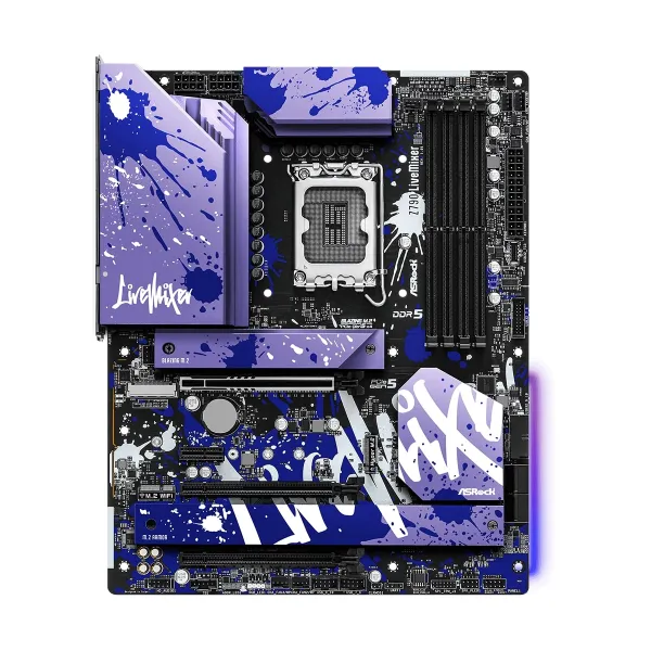 Материнcкая плата Z790 LIVEMIXER s1700 Z790 4xDDR5 M.2 HDMI DP Wi-Fi BT ATX ASRock (Z790_LIVEMIXER) - Фото 4