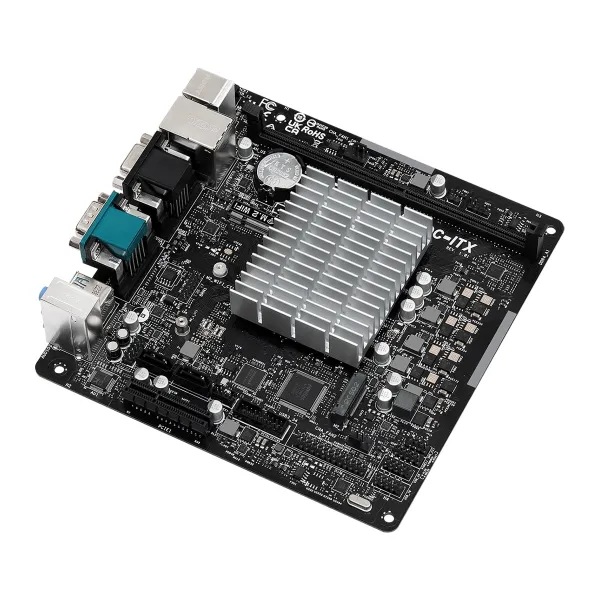 Материнська плата N100DC-ITX Intel Quad core N100 (up to 3.4GHz) 1xDDR4 M.2 HDMI mITX ASRock (N100DC-ITX) - Фото 1