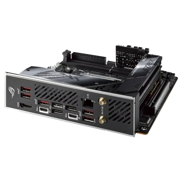 Материнcкая плата ROG STRIX X670E-I GAMING WIFI sAM5 X670 2xDDR5 M.2 HDMI WiFi BT mITX ASUS (90MB1B70-M0EAY0) - Фото 2
