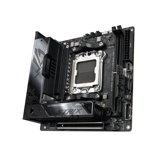 Материнcкая плата ROG STRIX X670E-I GAMING WIFI sAM5 X670 2xDDR5 M.2 HDMI WiFi BT mITX ASUS (90MB1B70-M0EAY0) - Фото 5