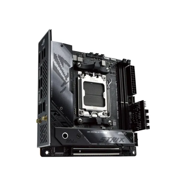 Материнcкая плата ROG STRIX X670E-I GAMING WIFI sAM5 X670 2xDDR5 M.2 HDMI WiFi BT mITX ASUS (90MB1B70-M0EAY0) - Фото 6