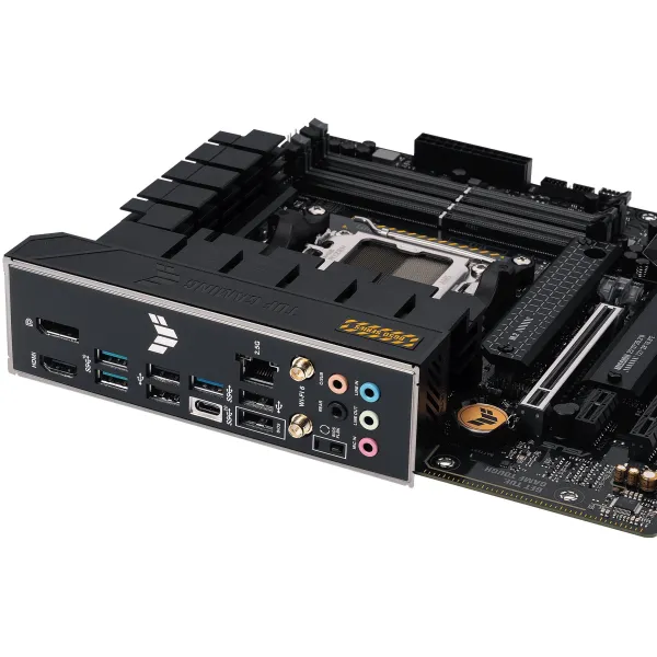 Материнcкая плата TUF GAMING B650M-PLUS WIFI sAM5 B650 4xDDR5 M.2 HDMI DP WiFi BT mATX ASUS (90MB1BF0-M0EAY0) - Фото 5