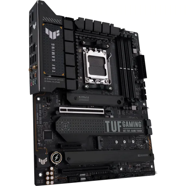 Материнcкая плата TUF GAMING X670E-PLUS WIFI sAM5 X670 4xDDR5 M.2 HDMI DP WiFi BT ATX ASUS (90MB1BK0-M0EAY0) - Фото 2