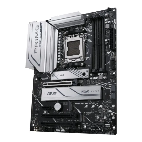 Материнcкая плата PRIME X670-P sAM5 X670 4xDDR5 M.2 DP HDMI ATX ASUS (90MB1BU0-M0EAY0) - Фото 1