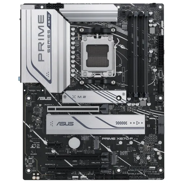 Материнcкая плата PRIME X670-P sAM5 X670 4xDDR5 M.2 DP HDMI ATX ASUS (90MB1BU0-M0EAY0)