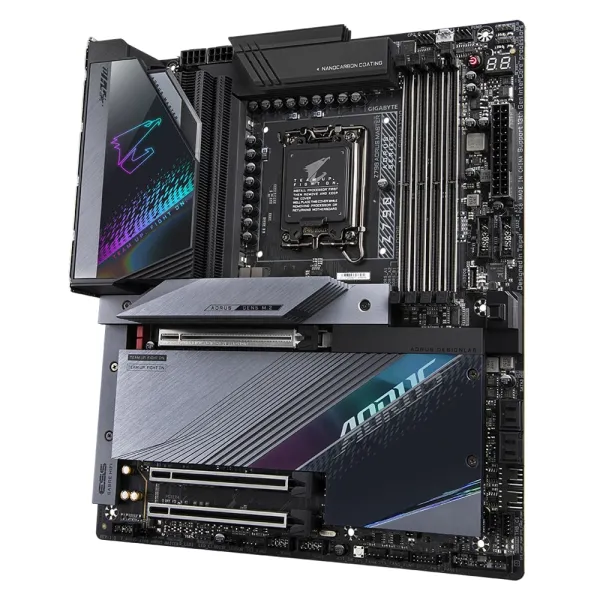 Материнська плата Z790 AORUS MASTER s1700 Z790 4xDDR5 M.2 DP Wi-Fi BT EATX Gigabyte (Z790_AORUS_MASTER) - Фото 1
