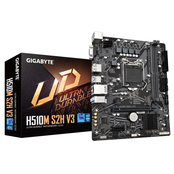Материнська плата H510M S2H V3 s1200 H470 2xDDR4 HDMI DP mATX Gigabyte (H510M_S2H_V3) - Фото 3