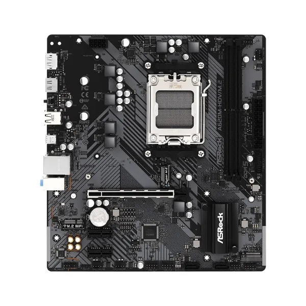 Материнська плата A620M-HDV/M.2 sAM5 A620 2xDDR5 HDMI DP mATX ASRock (A620M-HDV/M.2) - Фото 3