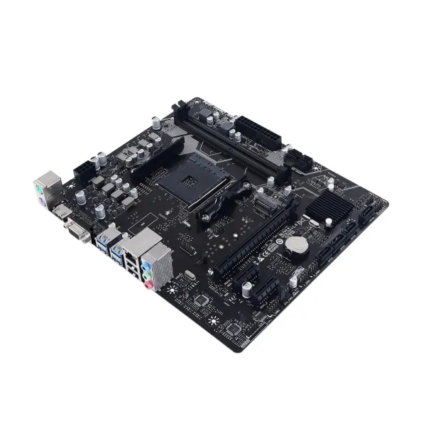 Материнська плата B550MH 3.0 sAM4 B550M 2xDDR4 M.2 HDMI mATX Biostar (B550MH_3.0) - Фото 2