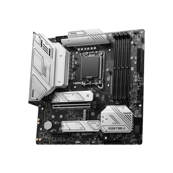 Материнcька плата MAG B760M MORTAR WIFI II s1700 B760 4xDDR5 HDMI DP WiFi BT mATX MSI (911-7E13-006) - Фото 2