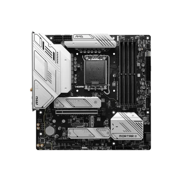 Материнcька плата MAG B760M MORTAR WIFI II s1700 B760 4xDDR5 HDMI DP WiFi BT mATX MSI (911-7E13-006)