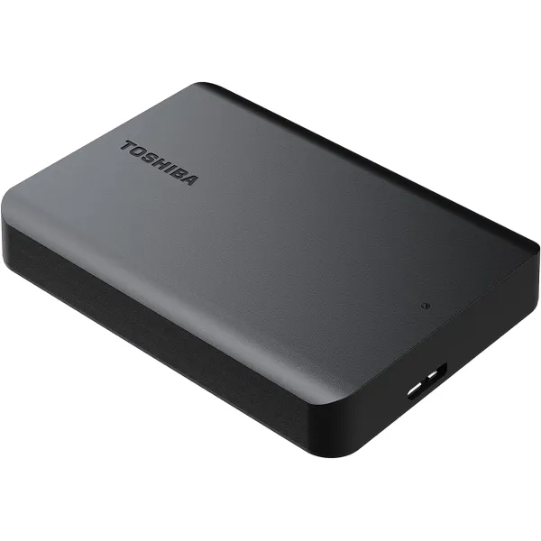 Диск жорсткий зовнішній портативний 1TB USB 3.2 Gen 1 Canvio Basics 2022 Toshiba (HDTB510EK3AA) - Фото 2