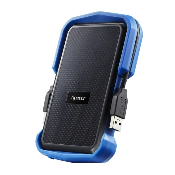 Диск жесткий внешний портативный 1TB USB 3.1 AC631 IP55 черный Apacer (AP1TBAC631U-1) - Фото 2