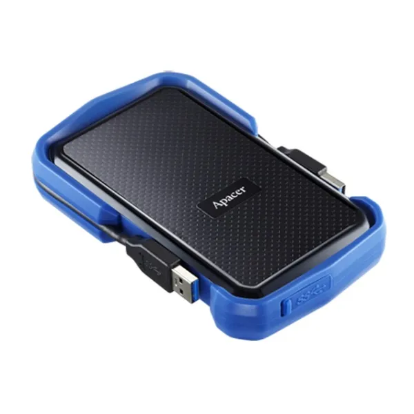 Диск жесткий внешний портативный 2TB USB 3.1 AC631 IP55 черный Apacer (AP2TBAC631U-1) - Фото 2