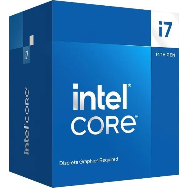 Процесор Core i7-14700F 20C/28T 2.1GHz 33Mb LGA1700 65W w/o graphics Box Intel (BX8071514700F) - Фото 1