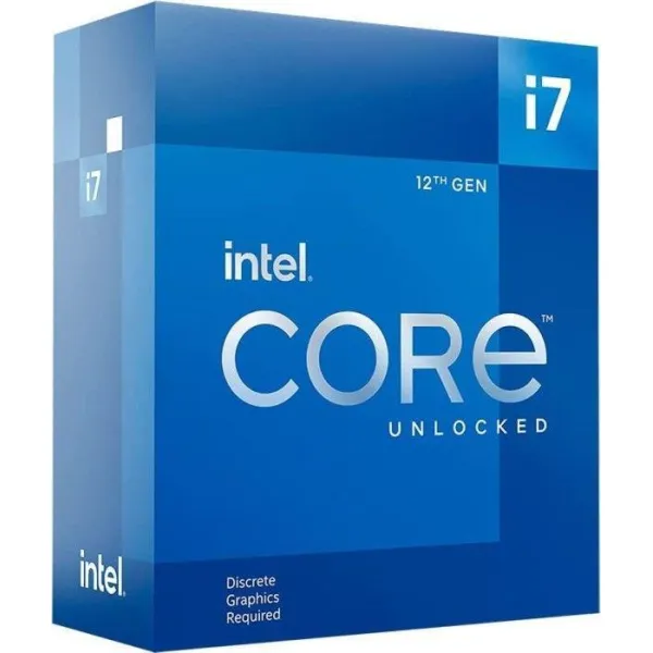Процессор Core i7-12700KF 12C/20T 3.6GHz 25Mb LGA1700 125W w/o graphics Box Intel (BX8071512700KF)