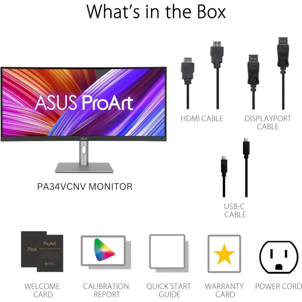Монітор 34.1" ProArt PA34VCNV Asus (90LM04A0-B02370) - Фото 5