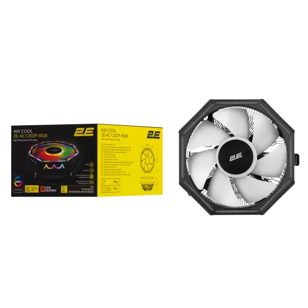 Кулер для процессора Air Cool AC120ZP 2E GAMING (2E-AC120ZP-RGB) - Фото 6