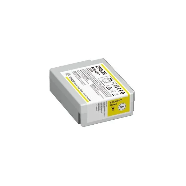 Картридж SJIC42P ColorWorks C4000e желтый Epson (C13T52M440)