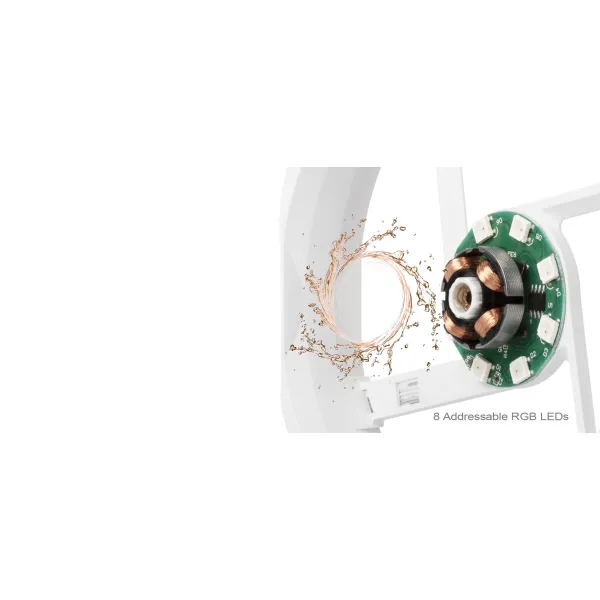Кулер для корпусу Air Blazer 120RW-ARGB 120мм білий SilverStone (SST-AB120RW-ARGB) - Фото 4