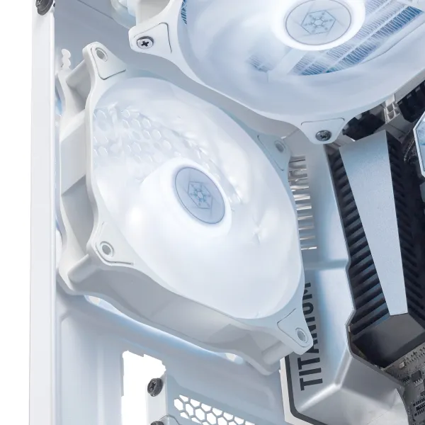 Кулер для корпусу Air Blazer 120RW-ARGB 120мм білий SilverStone (SST-AB120RW-ARGB) - Фото 10