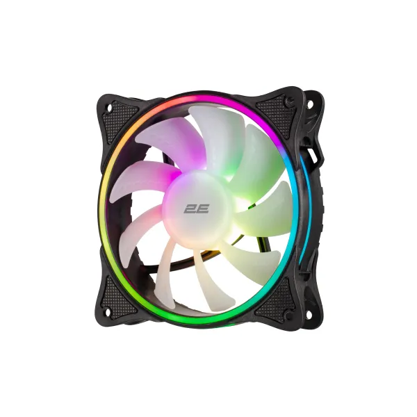 Кулер для корпусу F120OI-ARGB 120мм чорний 2E GAMING (2E-F120OI-ARGB) - Фото 6