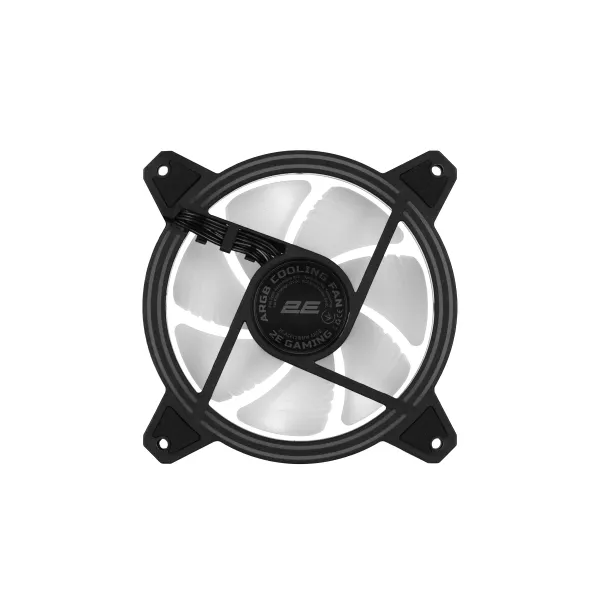 Кулер для корпусу Air Cool Infinity M ACF120IMW-ARGB 120мм чорний 2E GAMING (2E-ACF120IMW-ARGB) - Фото 3