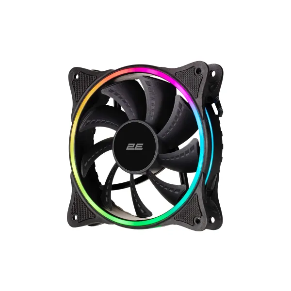 Кулер для корпусу F120OR-ARGB 120мм чорний 2E GAMING (2E-F120OR-ARGB) - Фото 9