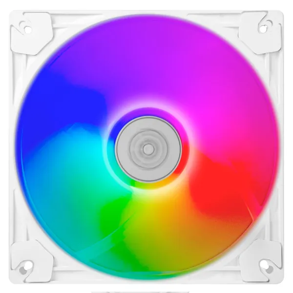 Кулер для корпуса Vista VS140W ARGB 140мм белый SilverStone (SST-VS140W-ARGB) - Фото 8