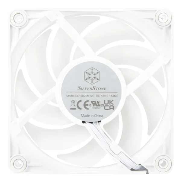 Кулер для корпусу Vista VS120W-ARGB 120мм білий SilverStone (SST-VS120W-ARGB) - Фото 7