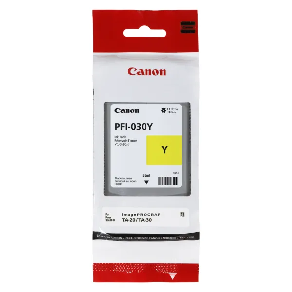 Картридж PFI-030 жовтий, 55 мл Canon (3492C001) - Фото 1