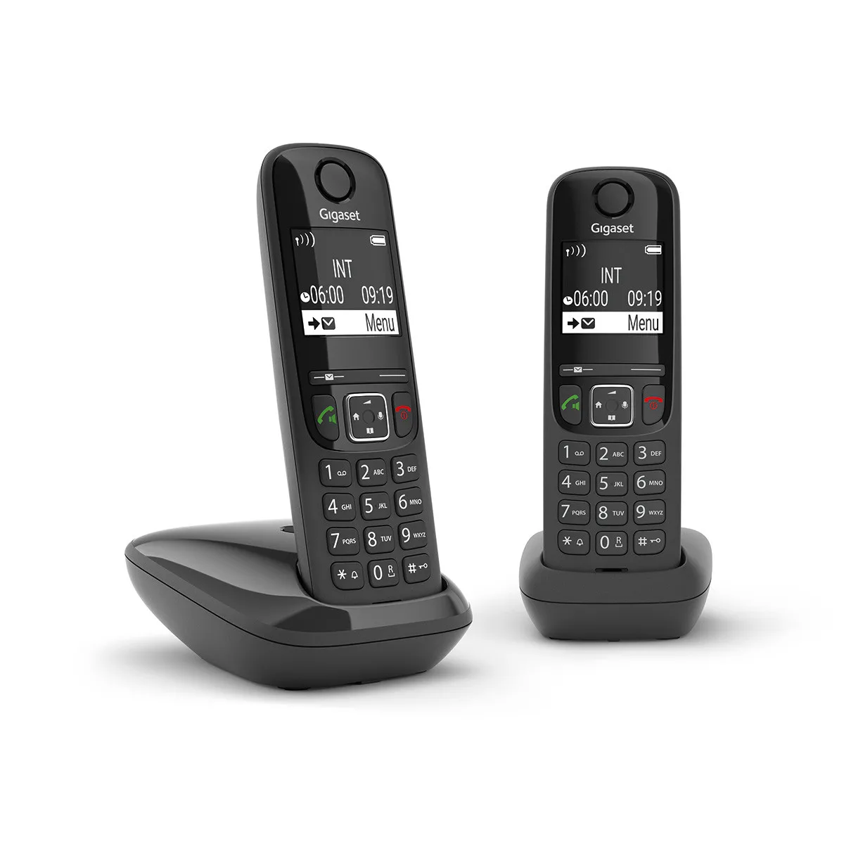 Радиотелефон DECT AS690 DUO черный Gigaset - Фото 5