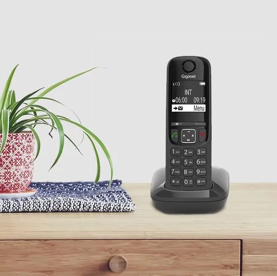 Радиотелефон DECT AS690 DUO черный Gigaset - Фото 2