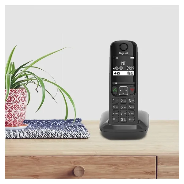 Радиотелефон DECT AS690 DUO черный Gigaset - Фото 2