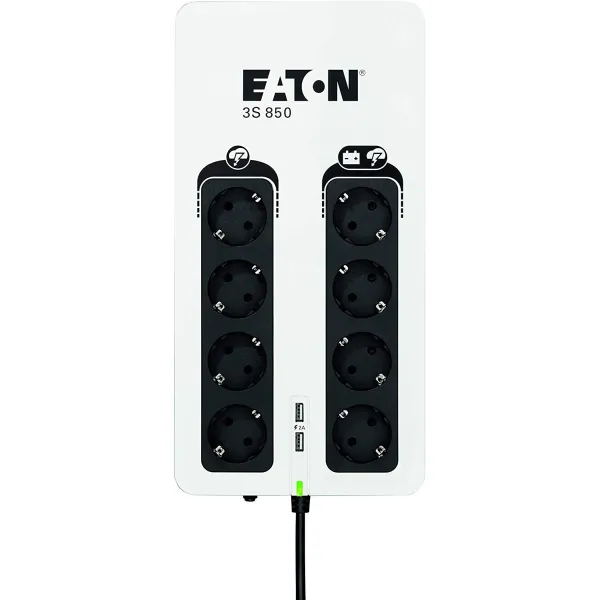 Джерело безперебійного живлення 3S 850VA/510W Eaton (3S850D) - Фото 2