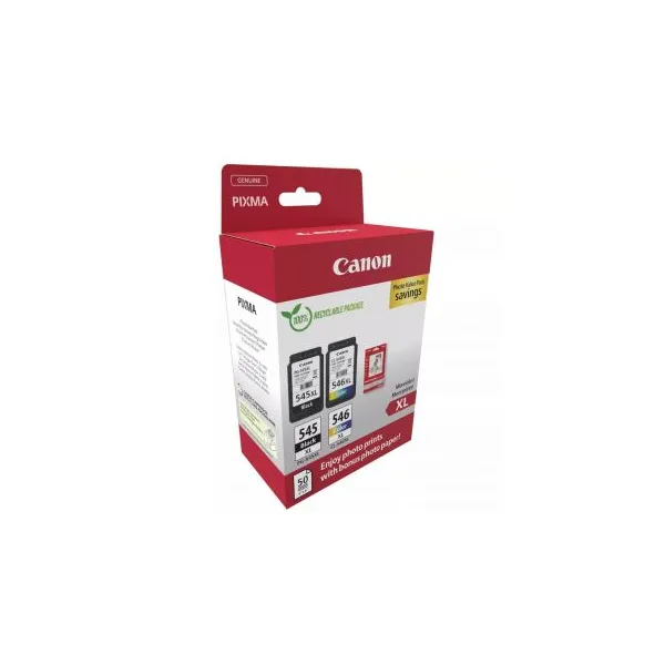 Комплект картриджів PG-545XL чорний / CL-546XL кольоровий + фото папір Canon (8286B006/8286B011) - Фото 20