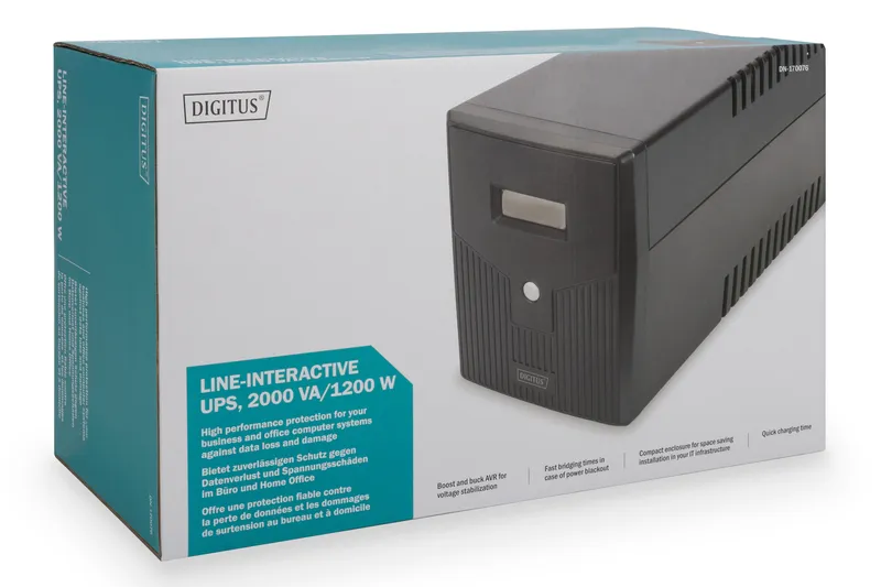 Джерело безперебійного живлення 2000VA/1200W Digitus (DN-170076) - Фото 2