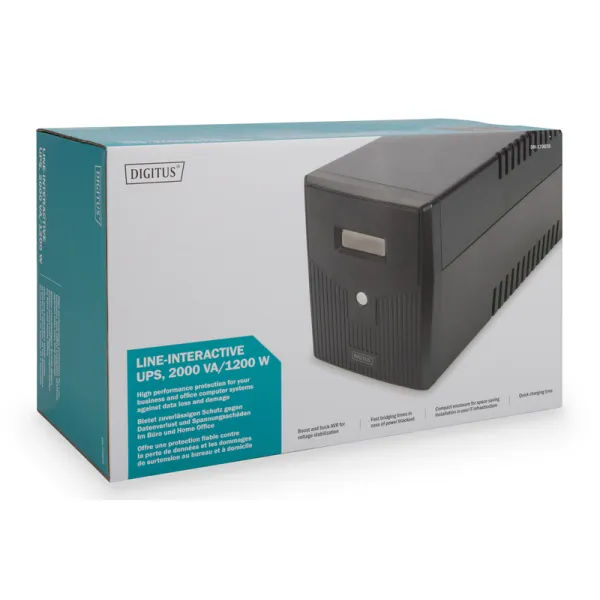 Джерело безперебійного живлення 2000VA/1200W Digitus (DN-170076) - Фото 2