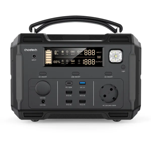 Станция зарядная 500W Choetech (BS004) - Фото 12