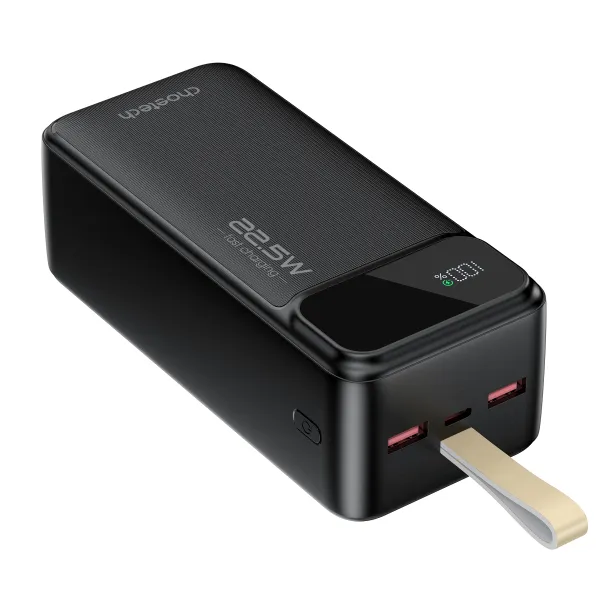 Акумулятор зовнішній Power Bank 40000mAh 22,5W Fast charging з LED дисплеєм Choetech (B731) - Фото 5