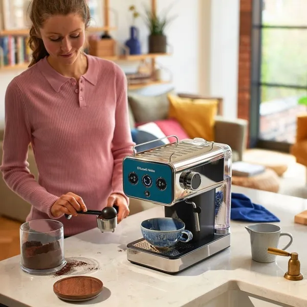Кофеварка рожковая Distinctions Ocean Russell Hobbs (26451-56) - Фото 4