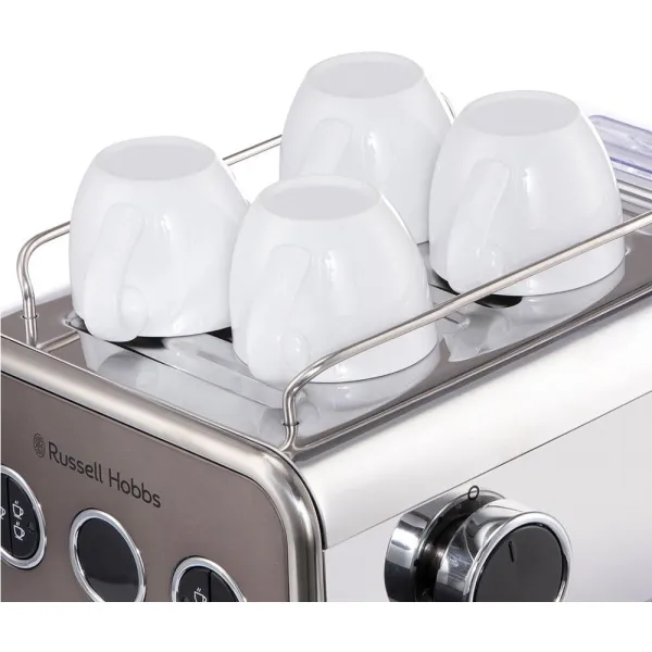Кофеварка рожковая Distinctions Titanium Russell Hobbs (26452-56) - Фото 8
