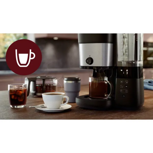 Кофеварка капельная All-in-1 Brew Philips (HD7900/50) - Фото 4