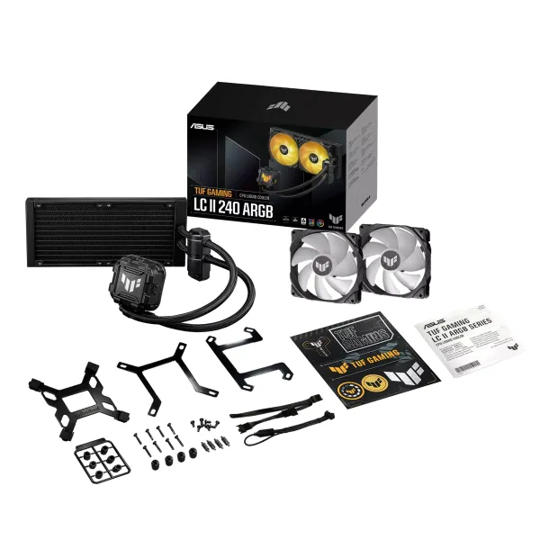Система жидкостного охлаждения процессора TUF GAMING LC II 240 ASUS (90RC00U1-M0UAY0) - Фото 2