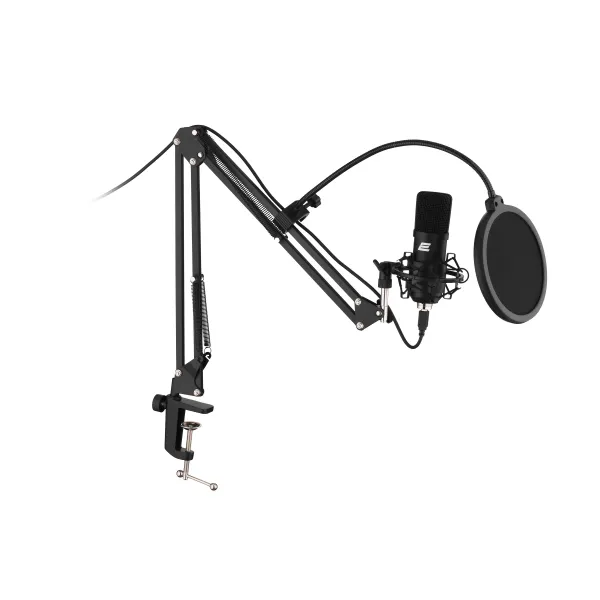 Микрофон USB для ПК с пантографом Streaming KIT, чёрный 2Е (2E-MPC011)