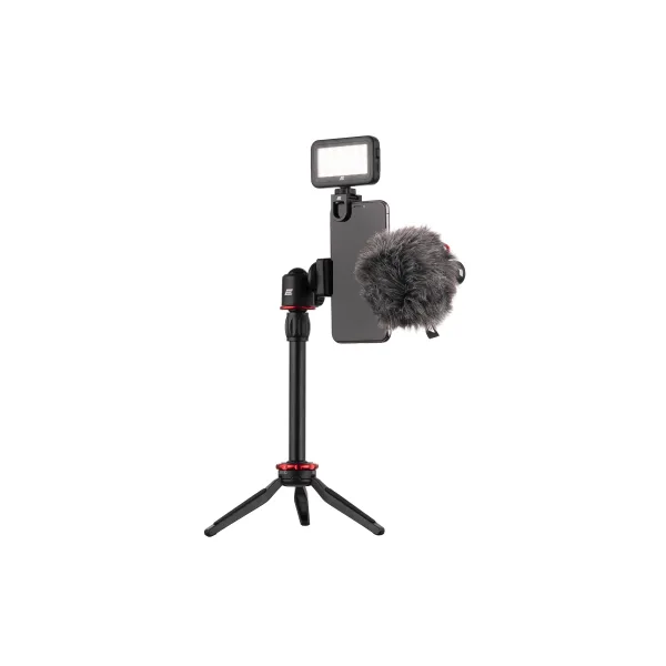 Микрофон 3.5 Mini Jack с триподом для мобильных устройств Vlog KIT, чёрный 2Е (2E-MM011)