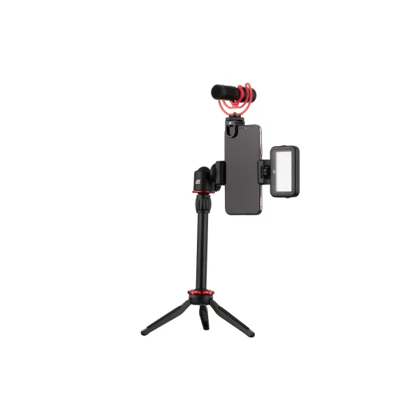 Микрофон 3.5 Mini Jack с триподом для мобильных устройств Vlog KIT, чёрный 2Е (2E-MM011) - Фото 3