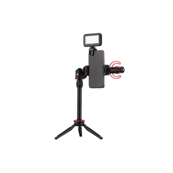 Микрофон 3.5 Mini Jack с триподом для мобильных устройств Vlog KIT, чёрный 2Е (2E-MM011) - Фото 7