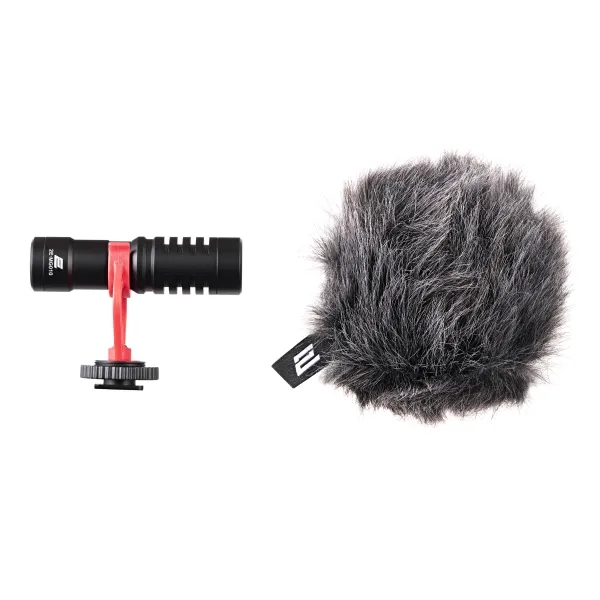 Микрофон пушка 3.5 Mini Jack Shoutgun, чёрный 2Е (2E-MG010) - Фото 1