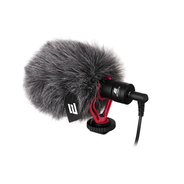 Микрофон пушка 3.5 Mini Jack Shoutgun, чёрный 2Е (2E-MG010)
